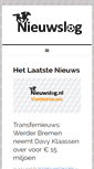 Mobile Screenshot of nieuwslog.nl